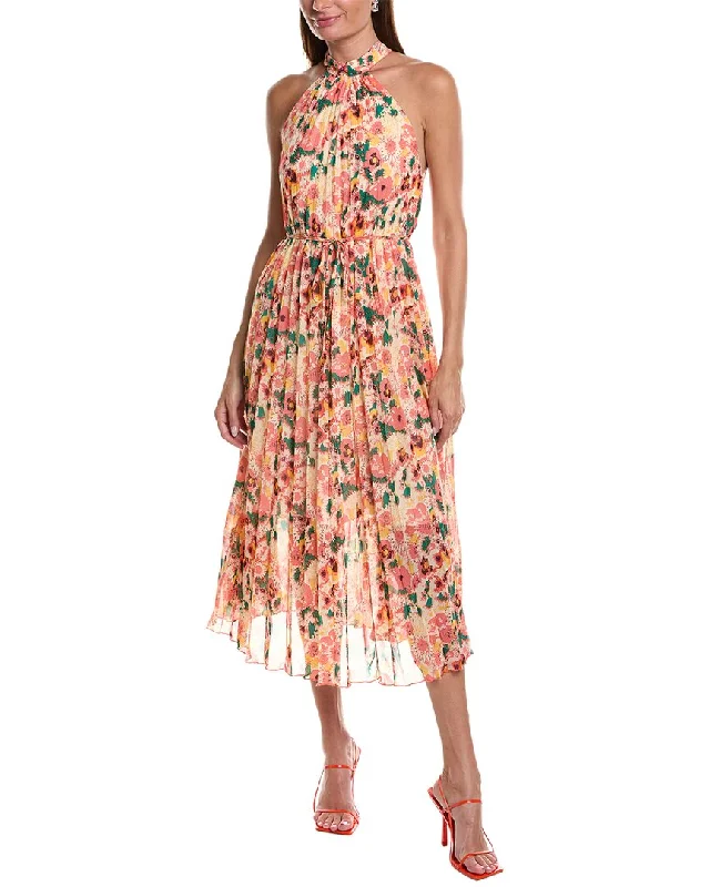 Clearance Sale JL LUXE Pleated Maxi Dress