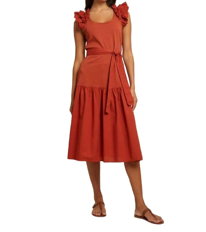 Online Specials Everleigh Dress In Cayenne