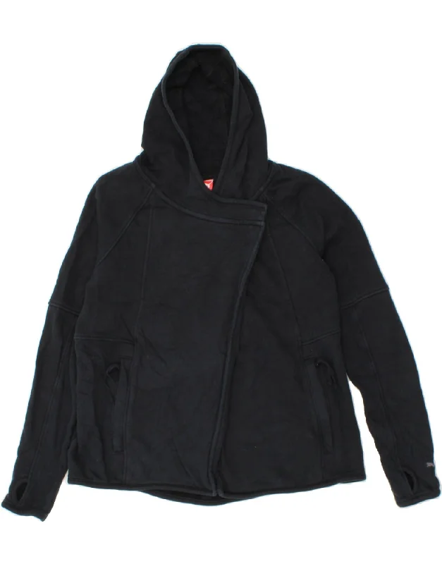 Discount Mania PUMA Womens Hoodie Jumper UK 12 Medium  Black Cotton