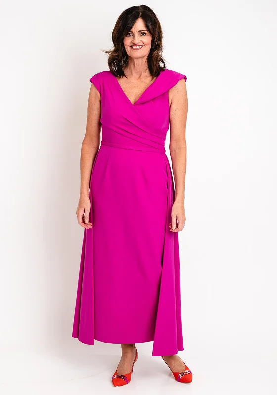 Veni Infantino Overskirt Maxi Dress, Magenta