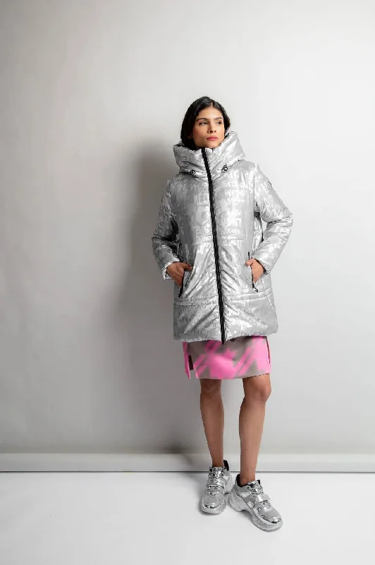 Special Discount Manteau avec imprimé graffiti